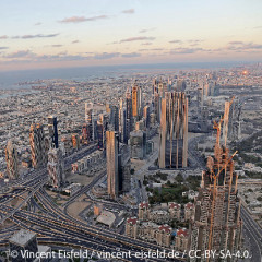 Blick vom Burj Khalifa